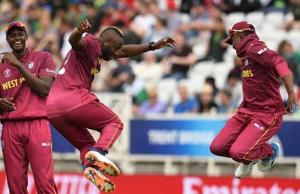 West Indies thrash Pakistan by seven wickets in Cricket World Cup.