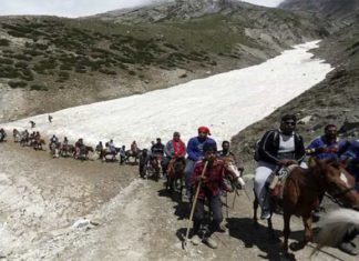 अमरनाथ यात्रेकरूंना माघारी बोलावले