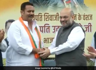 उदयनराजे अखेर भाजपमध्ये