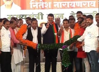 अखेर नारायण राणे भाजपावासी; स्वाभिमान भाजपात विलीन