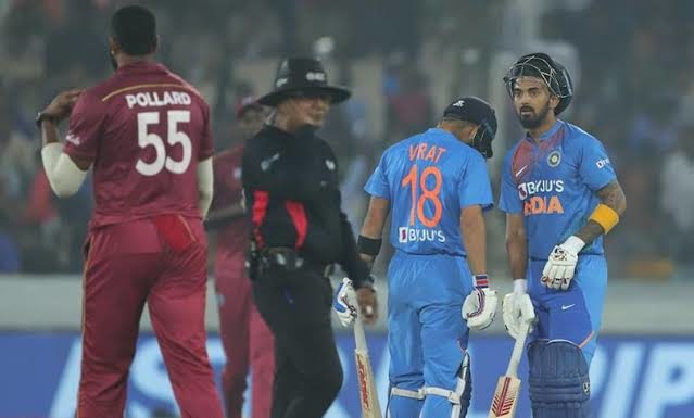 पहिल्या T-20 सामन्यात भारताचा वेस्ट इंडिजवर दणदणीत विजय, विराट नाबाद 94 लोकेश राहुलच अर्धशतक