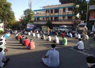 मॉर्निंग वॉक’ वाले,विनाकारण भटकणारे व मास्क न वापरणाऱ्या ७० जणांवर कारवाई