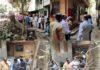 नेरूळ एल आय जी कॉलोनी मलनिःसारण कामांचे महापालिका वरिष्ठ अधिकाऱ्यांकडून पाहणी दौरा
