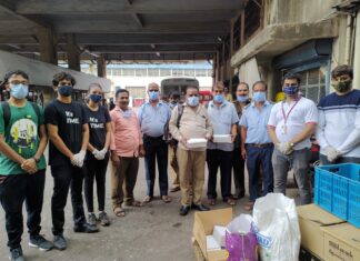 आय टी एम आय एच एम (ITM IHM) विद्यार्थ्यांकडून बेस्ट चालक आणि वाहक यांना स्वादिष्ट अन्न पाकीट (Food Packet) वाटप