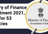 Job: अर्थ मंत्रालय (Finance Ministry)
