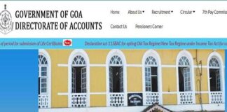 Job: Directorate of Accounts Goa Application 2021 – Total 109 Post