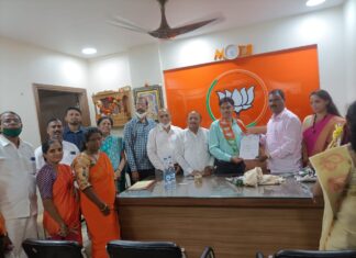वसई विरार शहर ओबीसी मोर्चाची बैठक , मनसेचे विभाग अध्यक्ष यांचा भाजपा ओ बी सी मोर्चात प्रवेश