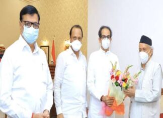 मुख्यमंत्र्यांनी राज्यपाल भगतसिंह कोश्यारी यांची भेट घेतली