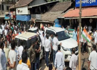 सिंधुदुर्गातील कुडाळमध्ये भाजप आणि शिवसेना कार्यकर्त्यांमध्ये राडा