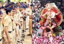 पोलीस अधिकारी कर्मचारी यांना एकदा तरी गणेश उत्सवाची आरती करण्याची संधी दया – महाराष्ट्र पोलीस बॉईज संघटना
