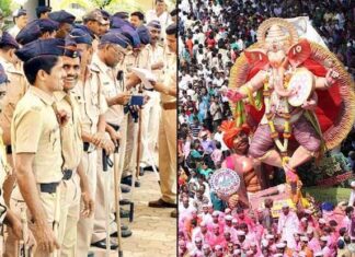 पोलीस अधिकारी कर्मचारी यांना एकदा तरी गणेश उत्सवाची आरती करण्याची संधी दया – महाराष्ट्र पोलीस बॉईज संघटना