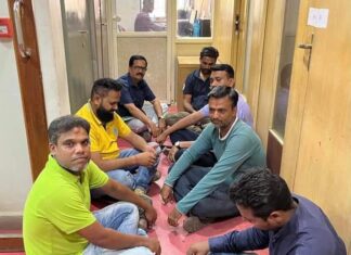 वसई तालुक्याच्या सार्वजनिक समस्यांबाबत भाजपा पदाधिकारी व कार्यकर्ते यांचे आंदोलन