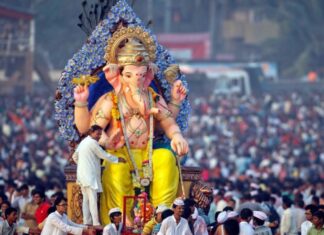 गणपती बाप्पाचे धुमधड्याक्यात स्वागत : देशभर अभूतपूर्व उत्साह , कोकणातही यंदा गणेशत्सोव जोरात !